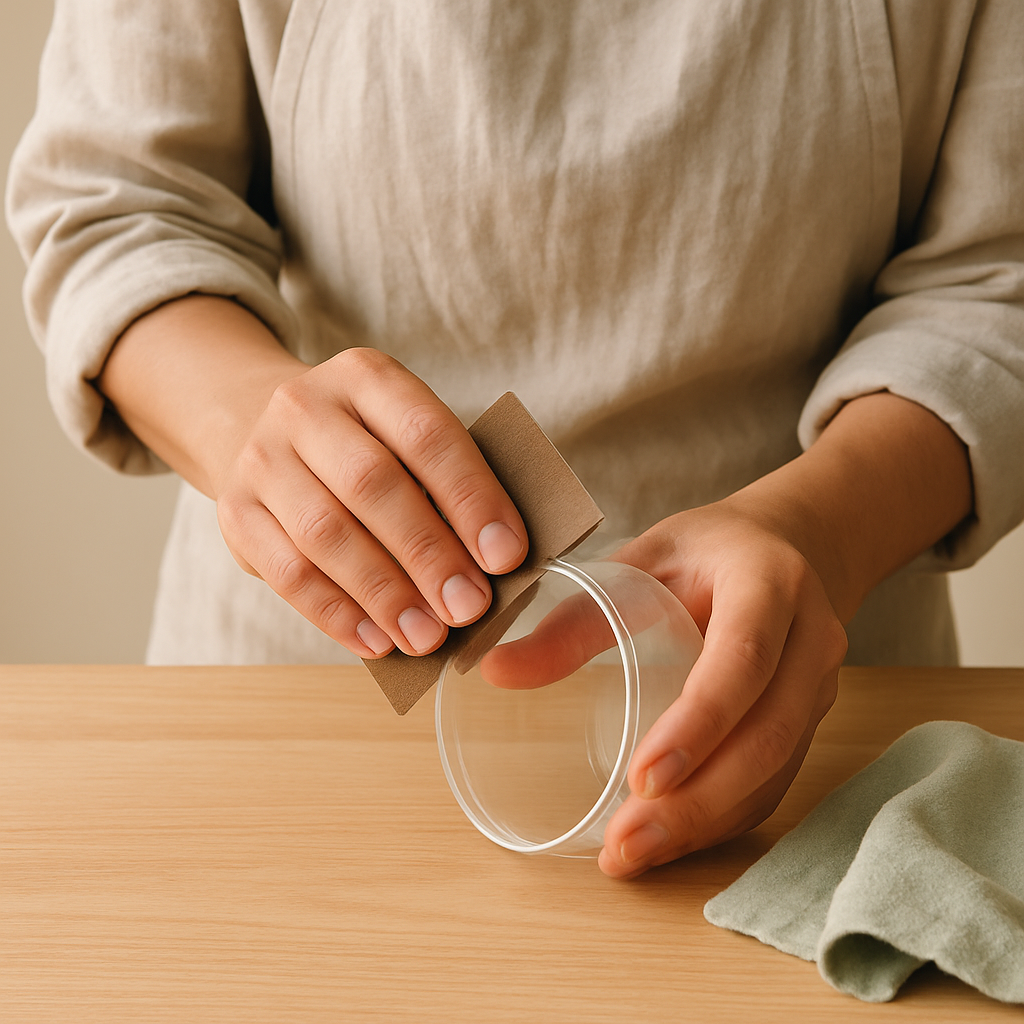 Step 3: Step 3: Cut and smooth the plastic bottle. Adult supervision is required for thi