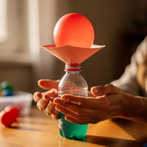 Balloon Inflating Science Fun held in hand