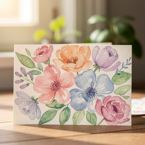 Whimsical Watercolor Blooms