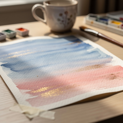 Simple Watercolor Wash Art