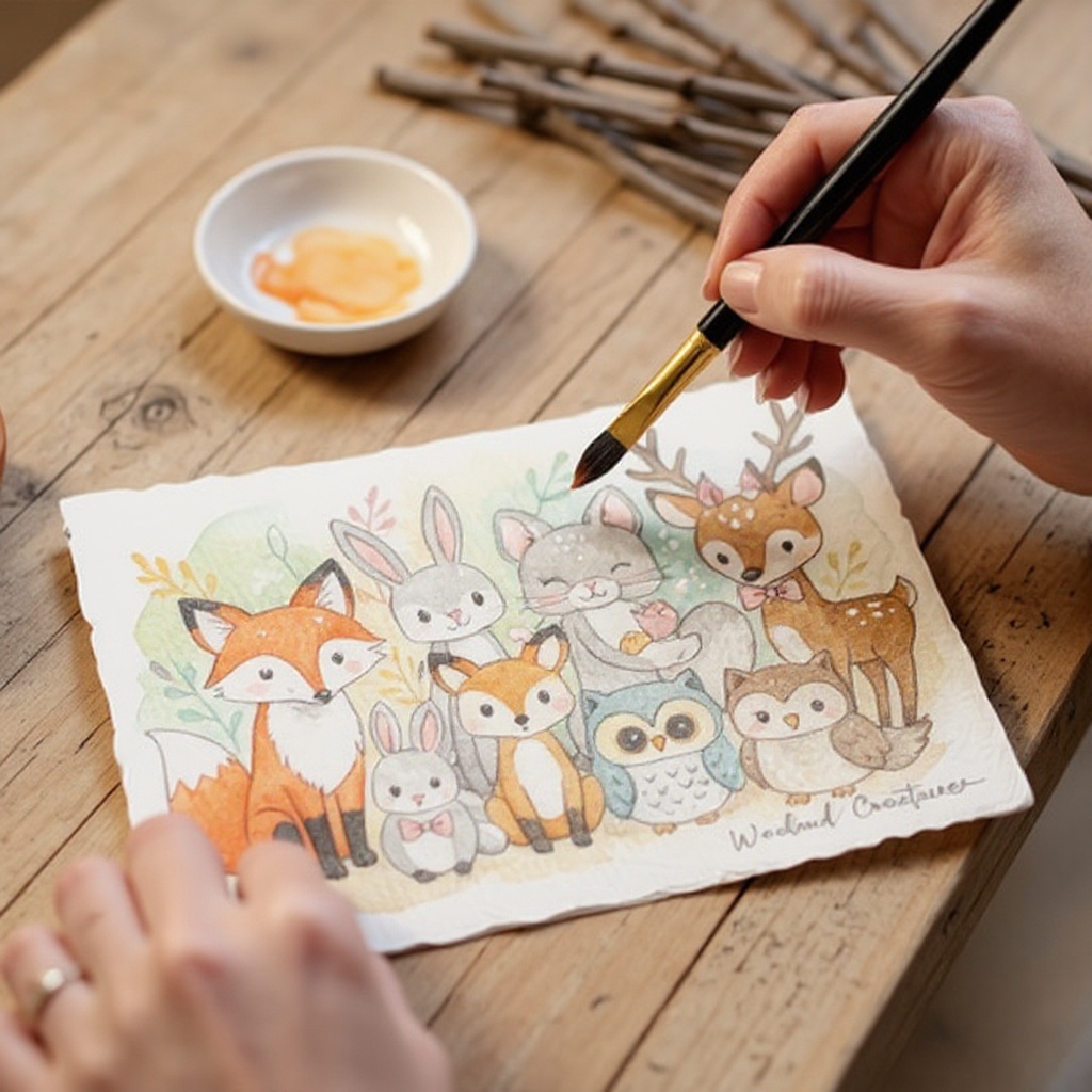 Step 6: Paint the eyes of your creature with care, as they are crucial for bringing pers