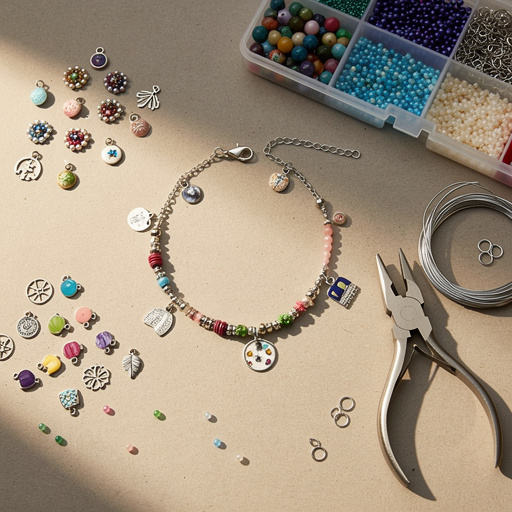 Multiple Wholesale Charm Bracelet Creation crafts from above
