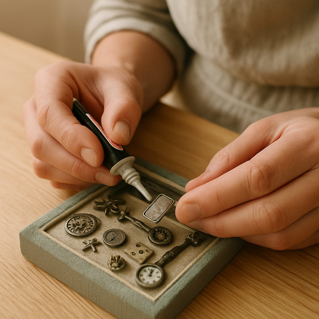 Step 11: Step 11: Troubleshoot loose charms. If a charm comes loose during drying, gently