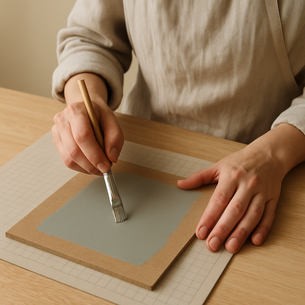 Step 2: Step 2: Prepare your backing board. If you're decorating an 8x10 inch MDF board 