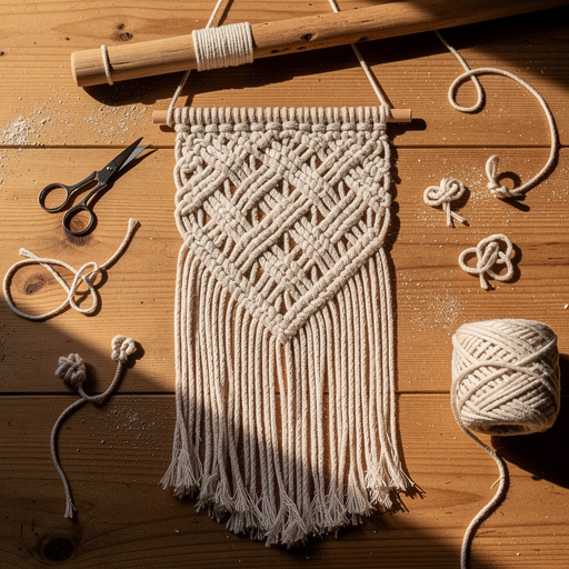 Multiple Bohemian Love Knot Wall Art crafts from above